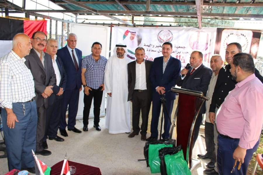 السفارة الاماراتية في عمّان و بالتعاون مع جمعية اهل الخير والهمة توزع كسوة عيد الأضحى في اربد