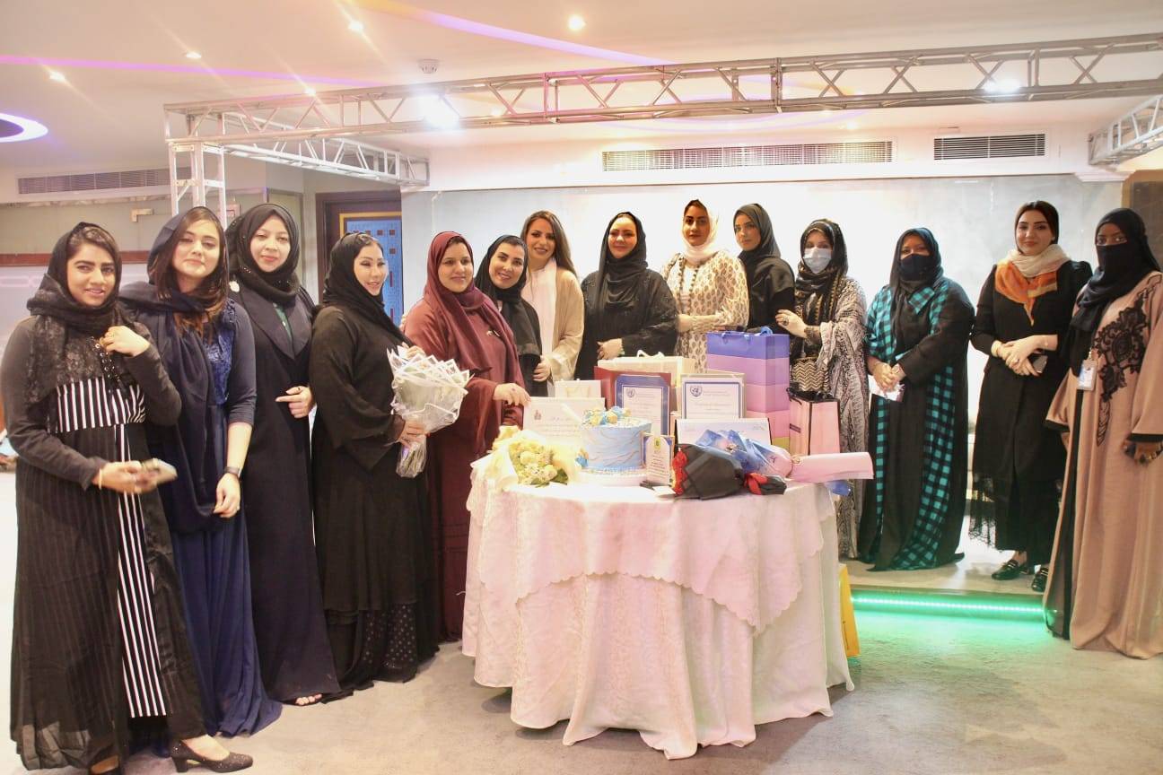 المنسقة الدولية خديجة ملك تحتفل بحصولها على الدكتوراة الفخرية وشهادة تكريم اصدقاء فيدرالية الامم المتحدة