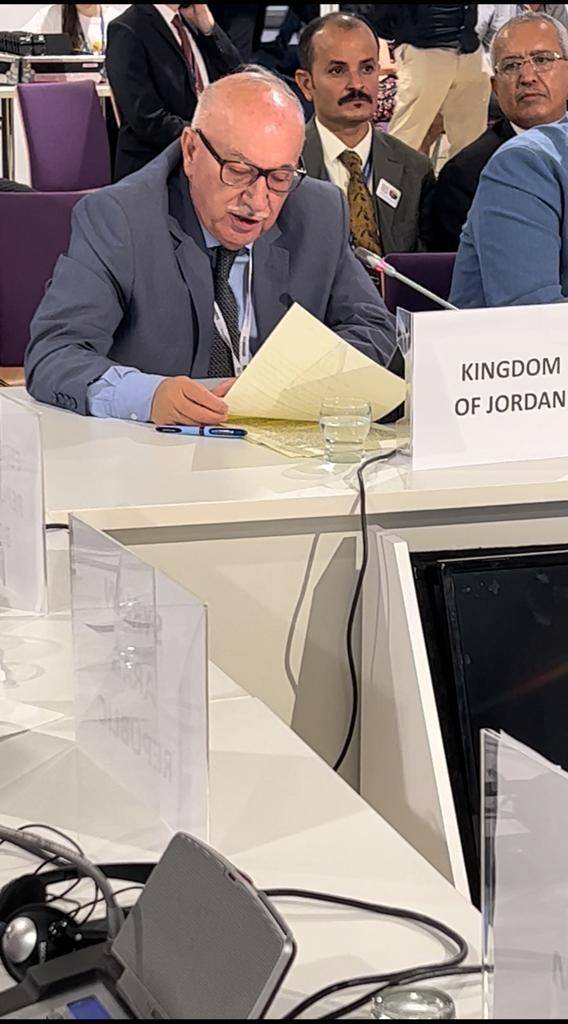الكسبي يلقي كلمة الأردن خلال مشاركته بالدورة الحادية عشر للمنتدى الحضري العالمي الذي يعقد في بولندا