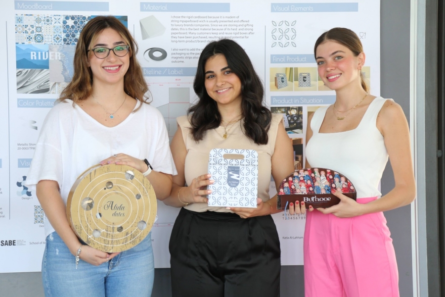 طلبة الألمانية الأردنية يصممون مغلف هيكلي ومرئي لتسويق منتج تمور في أوروبا