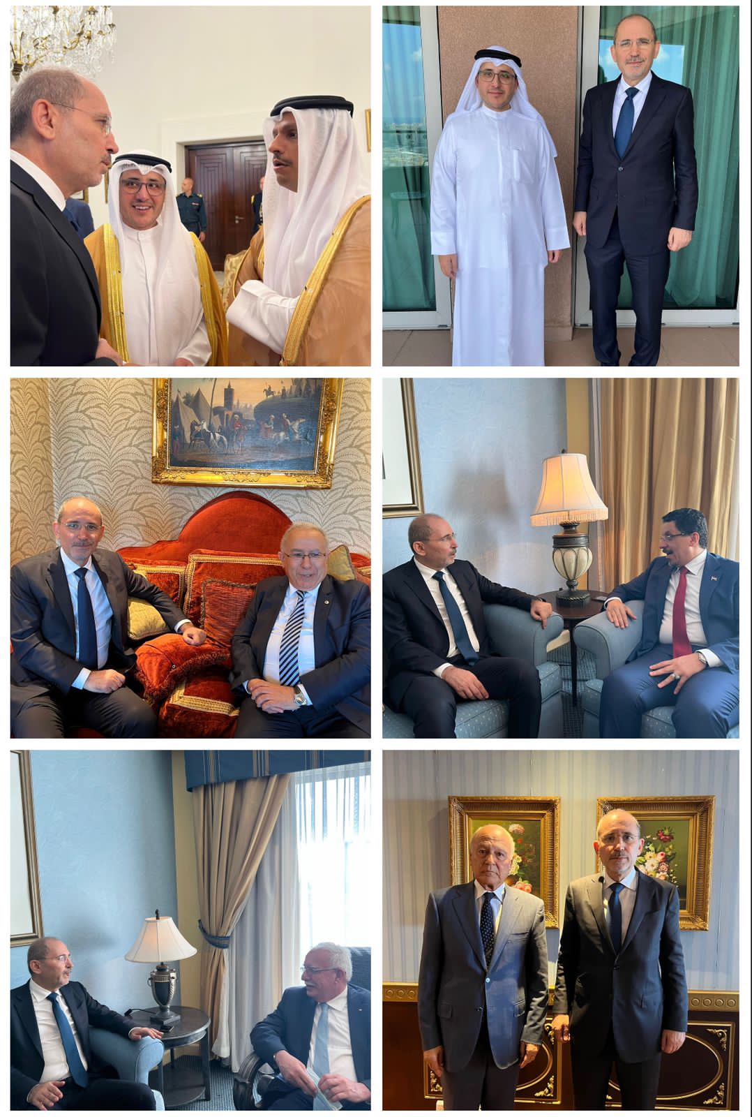  وزير الخارجية ينقل تحيات الملك إلى الرئيس اللبناني 