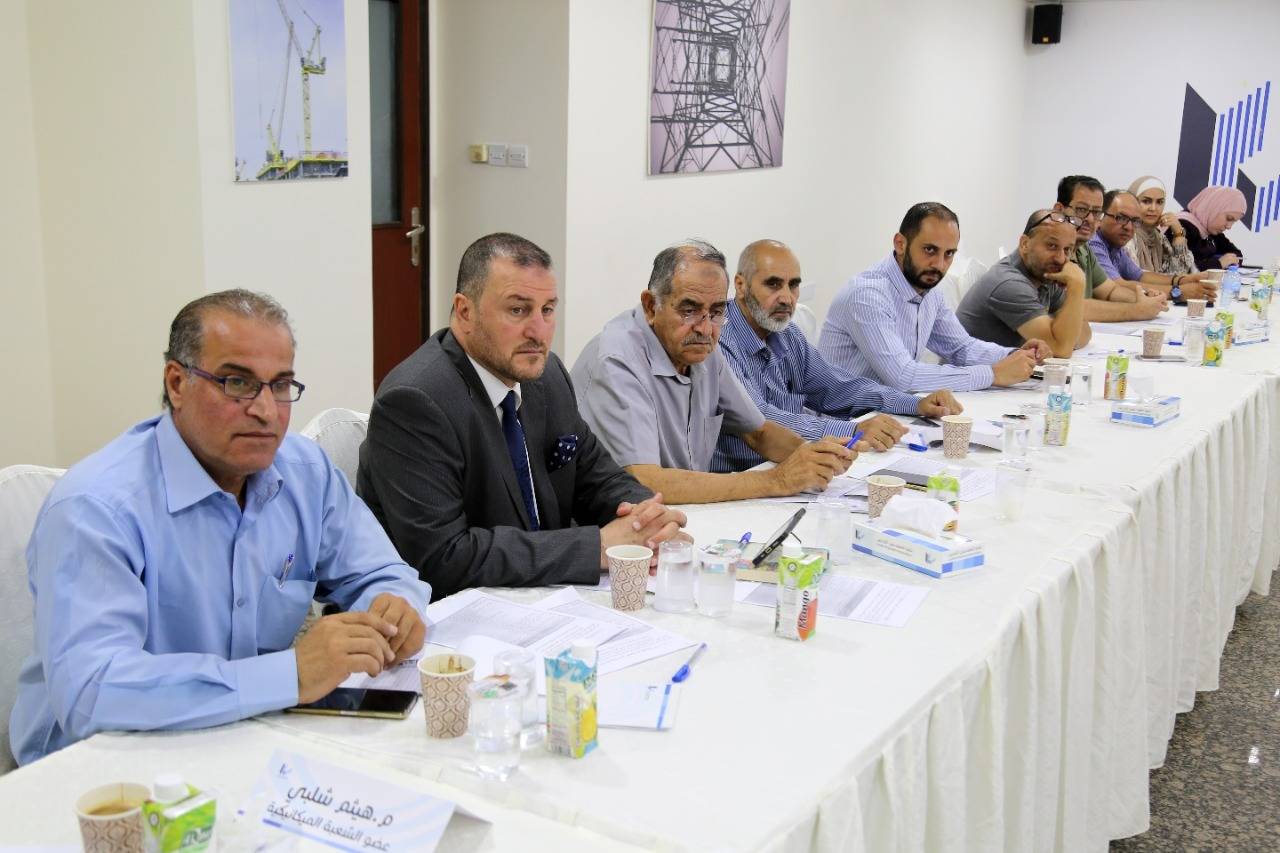 مجلس شعبة الهندسة الميكانيكية يلتقي الهيئة المركزية للشعبة واللجان المساندة