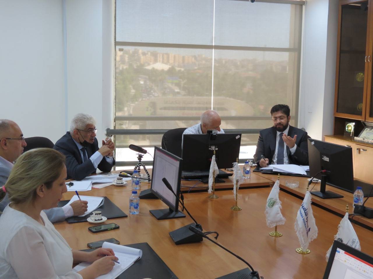 اللجنة المالية في اتحاد شركات التأمين تناقش مسودة تعليمات السياسات المحاسبية ونماذج البيانات المالية