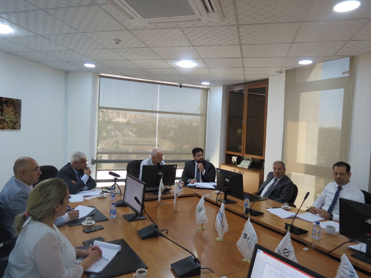 اللجنة المالية في اتحاد شركات التأمين تناقش مسودة تعليمات السياسات المحاسبية ونماذج البيانات المالية