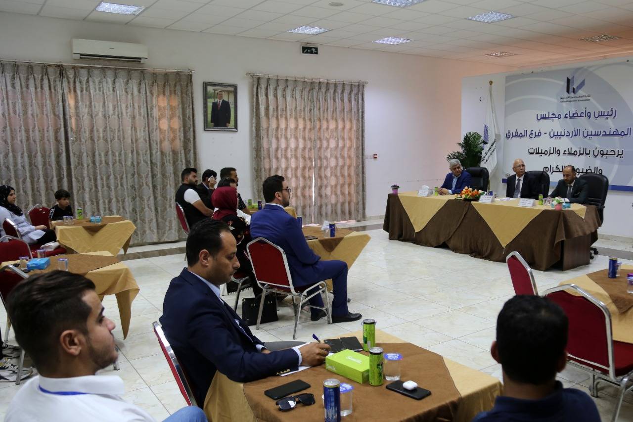 نقيب المهندسين يرعى حفل اداء القسم في فرع المفرق