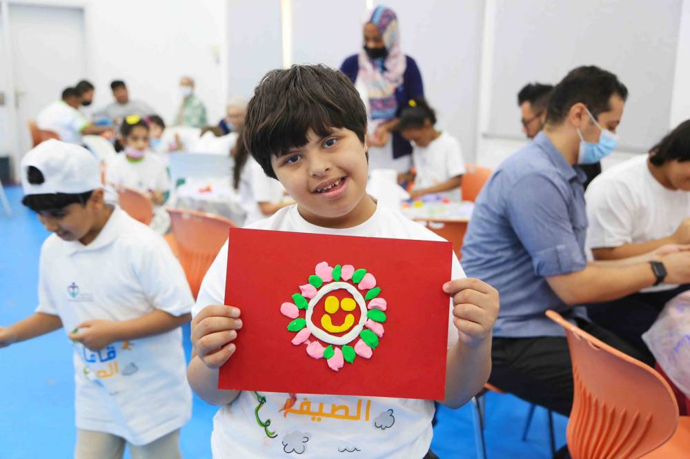 قافلة الصيف أعمال فنية وورش تعليمية   بمشاركة 103 طالب وطالبة من ذوي الإعاقة