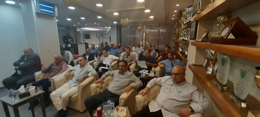 اجتماع الهيئة العامة في نادي حماده الرياضي الثقافي الاجتماعي