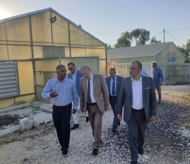 رئيس بلدية إربد يزور محطة مرو للبحوث الزراعية   