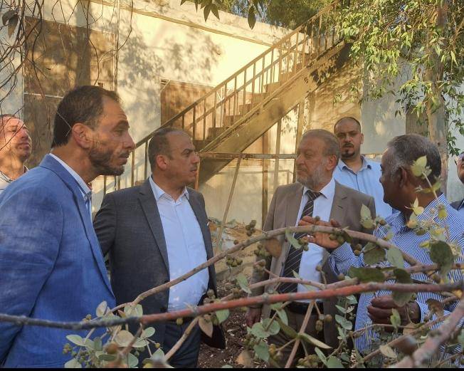 رئيس بلدية إربد يزور محطة مرو للبحوث الزراعية   