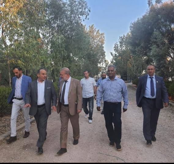 رئيس بلدية إربد يزور محطة مرو للبحوث الزراعية   