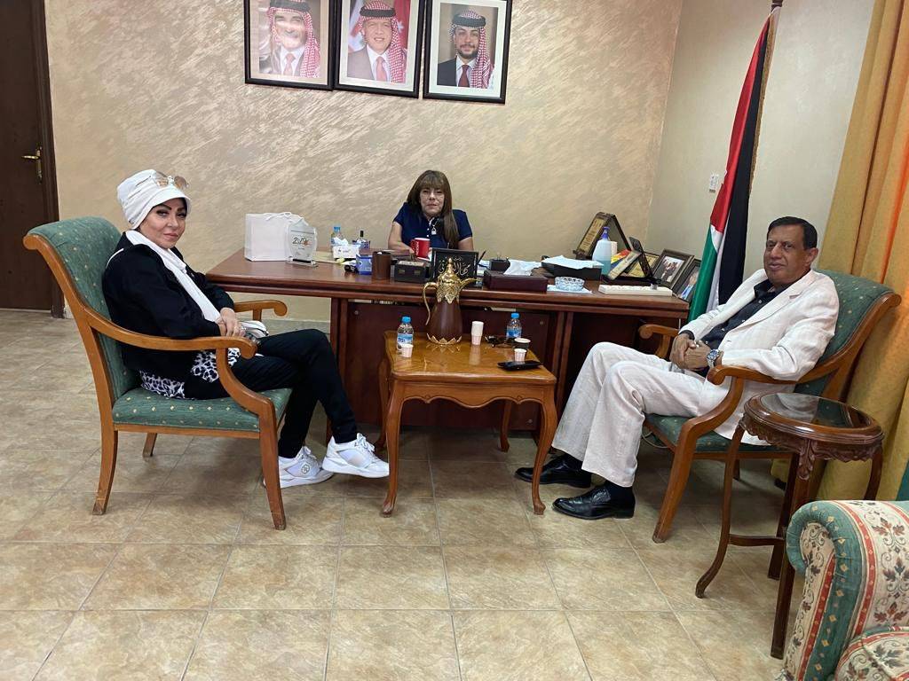 سفيرة النوايا الحسنة البرفسورة السعيد  تزور اللجنة البارالمبية الأردنية 