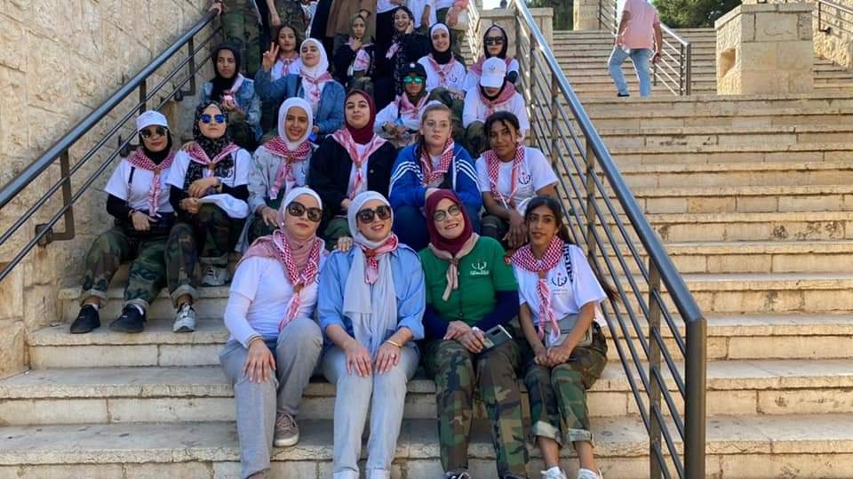 اختتام فعاليات معسكر الجوالات في عجلون 