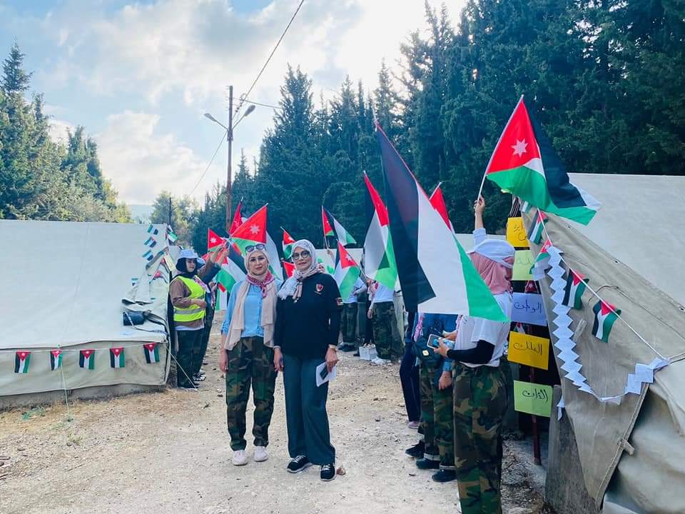 اختتام فعاليات معسكر الجوالات في عجلون 