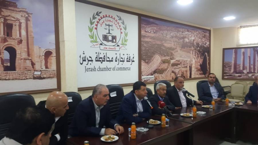 استيتيه  يزور  محافظة جرش  في جولة ميدانية موسعة