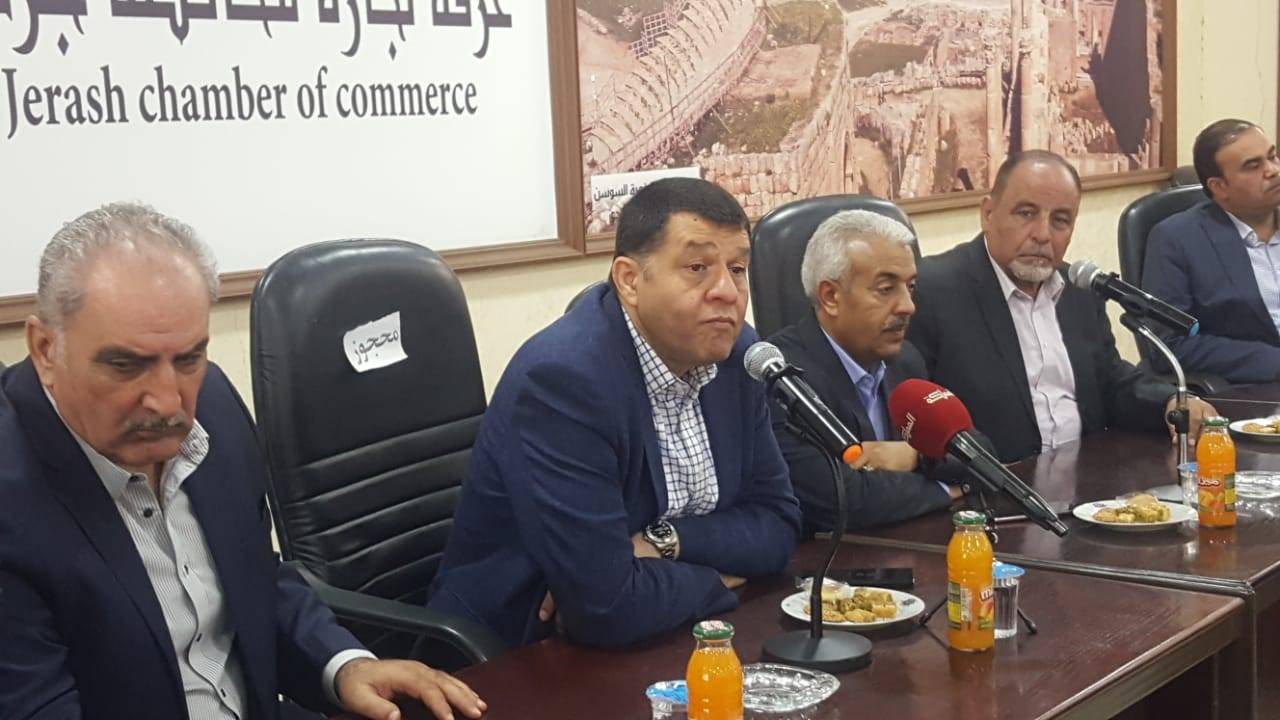 استيتيه  يزور  محافظة جرش  في جولة ميدانية موسعة