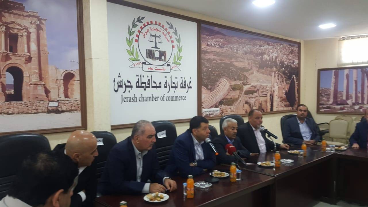 استيتيه  يزور  محافظة جرش  في جولة ميدانية موسعة