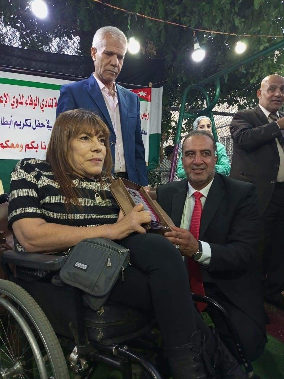 حفل في نادي الوفاء لذوي الاعاقة  