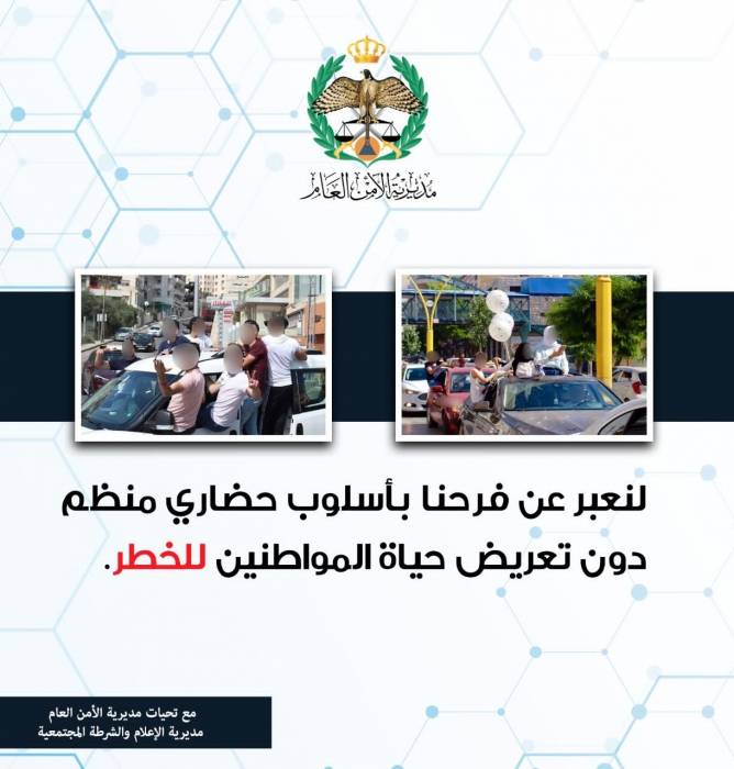خطة أمنية ومرورية بالتزامن مع إعلان نتائج الثانوية العامة (التوجيهي)