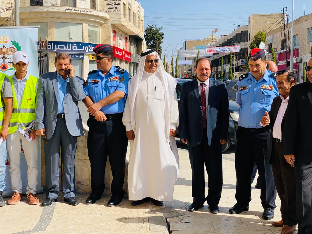 مديرية شرطة محافظة مأدبا تنفذ حملة توعوية للحد من  إطلاق العيارات النارية