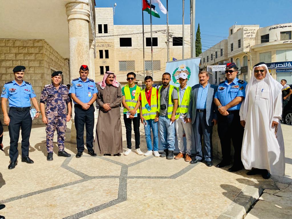 مديرية شرطة محافظة مأدبا تنفذ حملة توعوية للحد من  إطلاق العيارات النارية