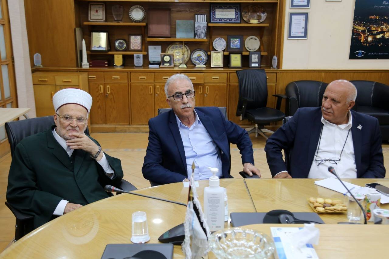 الشيخ عكرمة صبري: نثمن جهود نقابة المهندسين في دعم صمود الاهل في القدس المحتلة