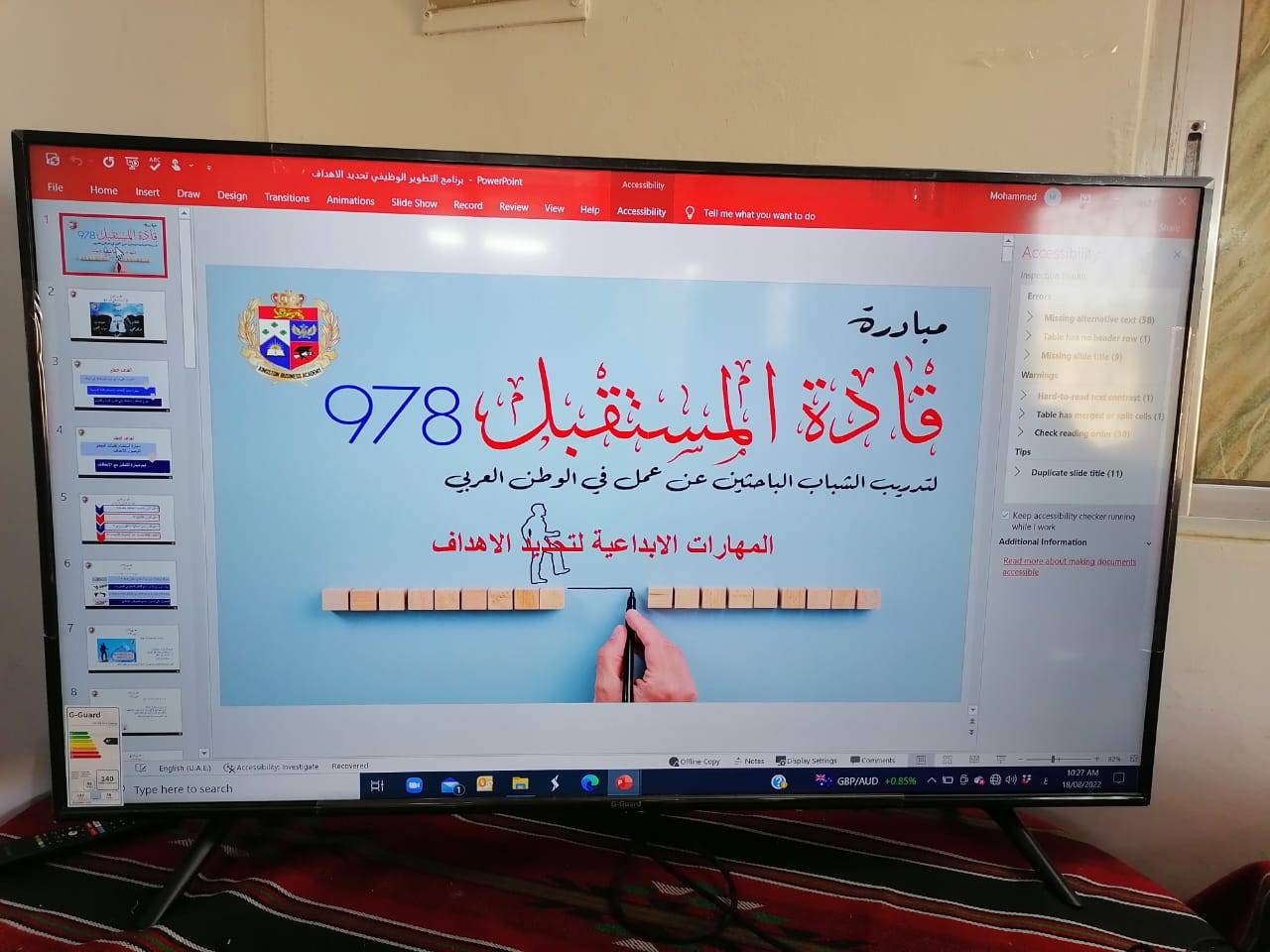 الاتحاد النسائي الأردني يعقد ورشة العمل التدريبية في جرش ضمن مبادرة قادة المستقبل (٩٧٨)