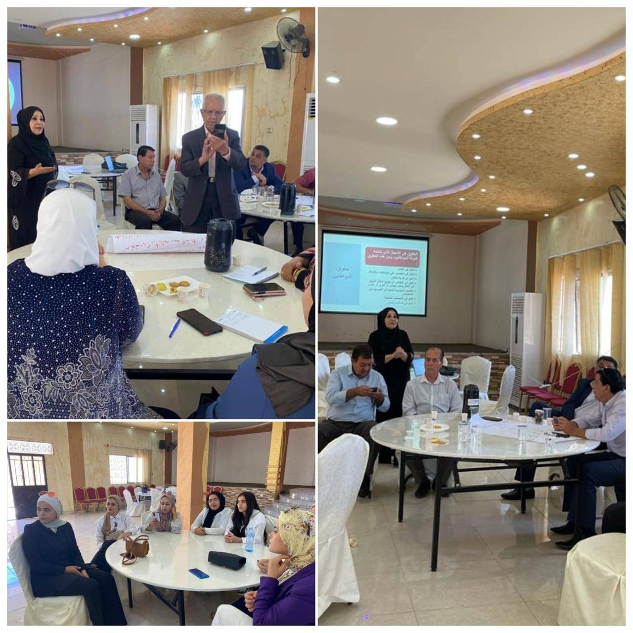 ورشة بعنوان  توعية النساء والشباب في المشاركة في الأحزاب السياسية الأردنية في نادي جرش الثقافي