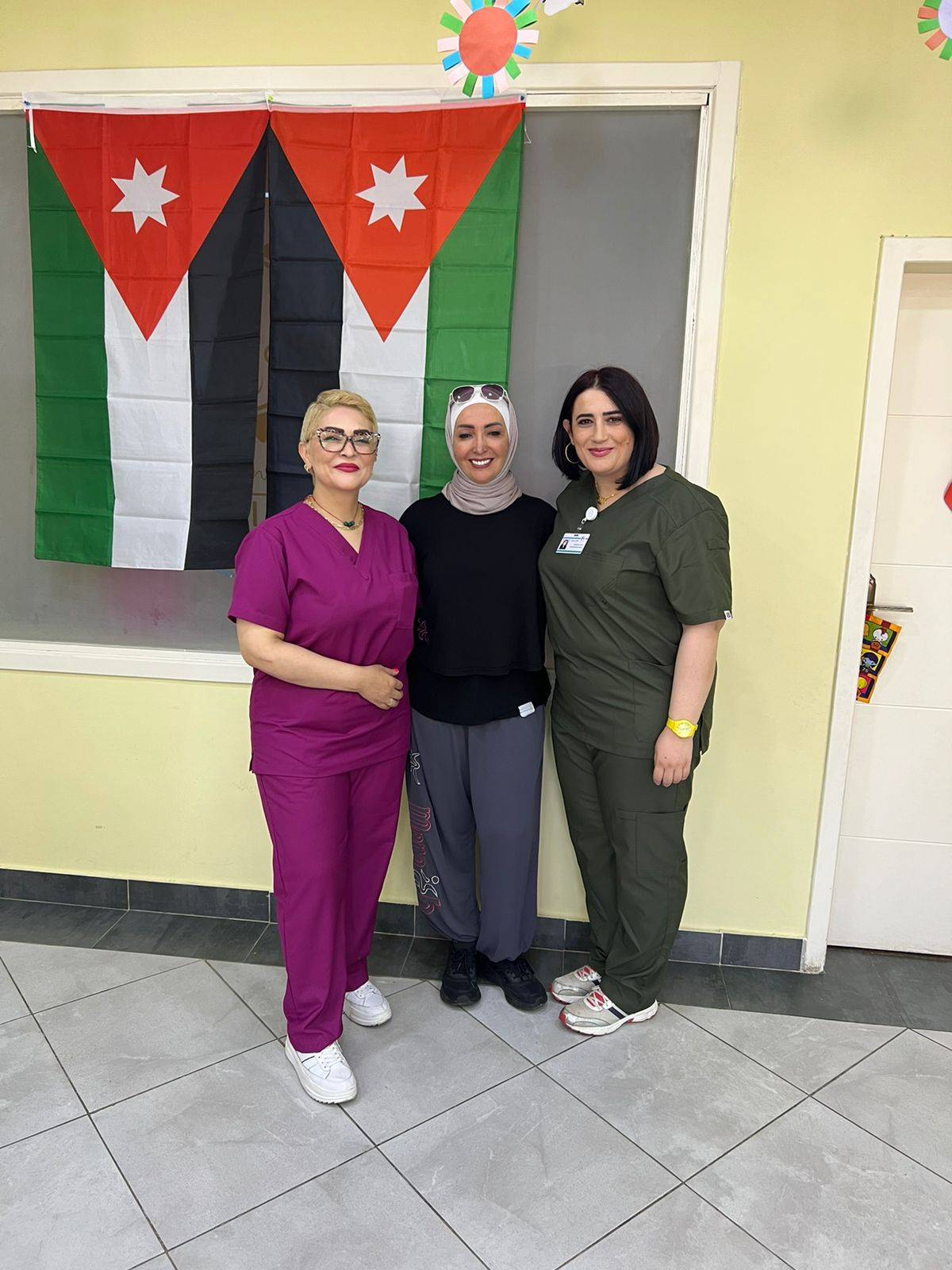 انطلاق الورشة التدريبية الثالثة  وضمن المرحلة الأولى من مشروع رعاية وتأهيل وبالتعاون مع نادي المراة الرياضي الثقافي الاجتماعي في عمان.