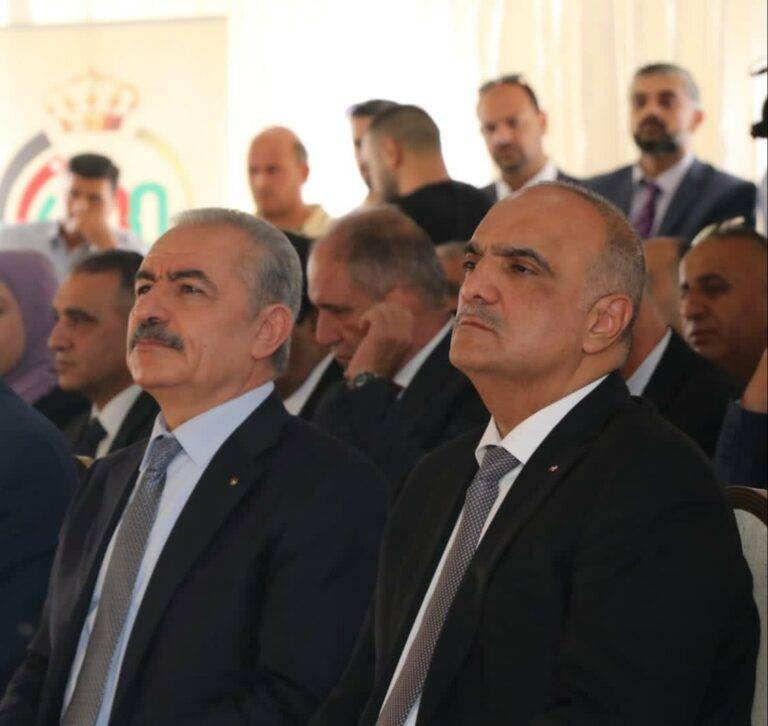 رئيس الوزراء ونظيره الفلسطيني يدشنان محطة تحويل كهرباء الرامة