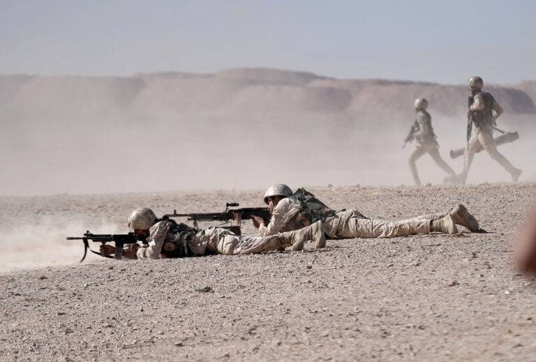 الملك وولي العهد يتابعان التمرين التعبوي “النور الساطع”