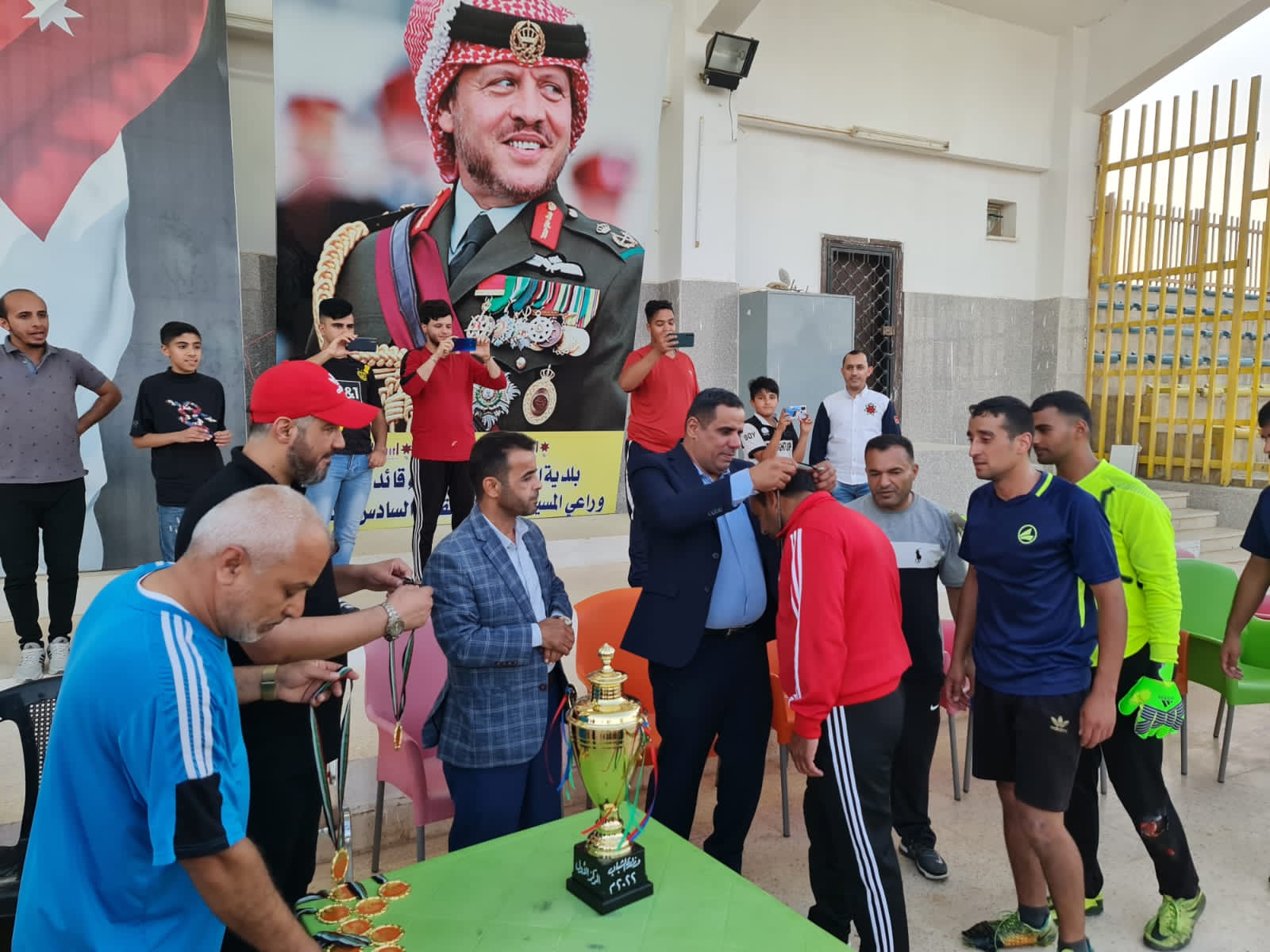 مساعد محافظ المفرق يرعى المباراة النهائية لبطولة المحافظة ضمن بطولة الشباب لخماسيات كرة القدم 2022 