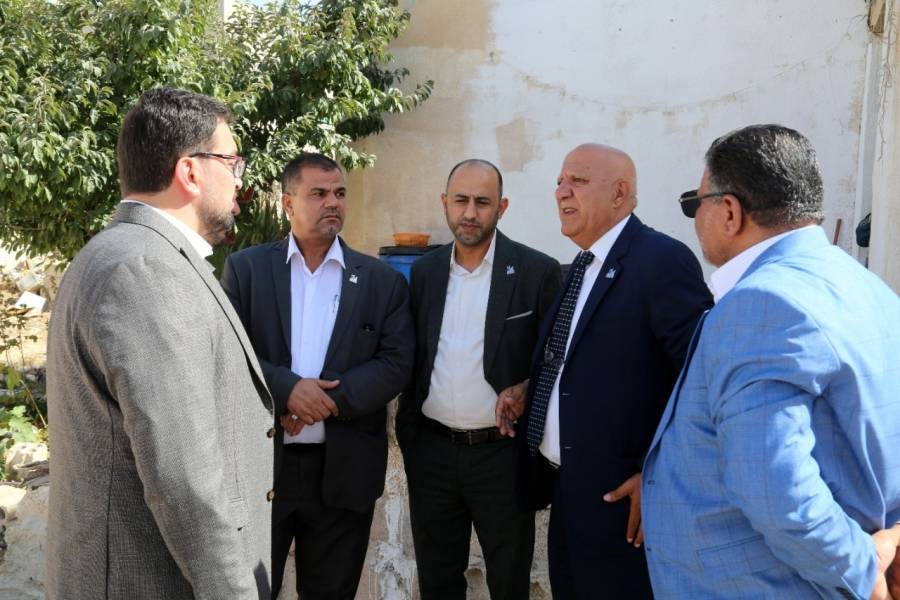 صندوق المسؤولية الاجتماعية للمهندسين، يبحث ترميم منزل لاسرة عفيفة في محافظة المفرق