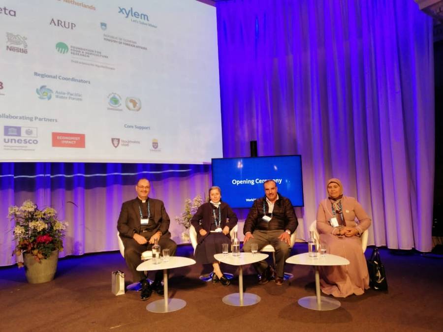 وزارة المياه والري تشارك في اسبوع المياه العالمي  وتعرض مبادرات توفير المياه التي نفذتها الجهات الدينية