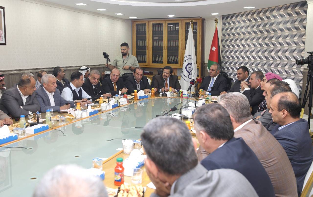 امين عمان يزور نقابة المقاولين ويؤكد اهمية الشراكة القائمة مع النقابة  