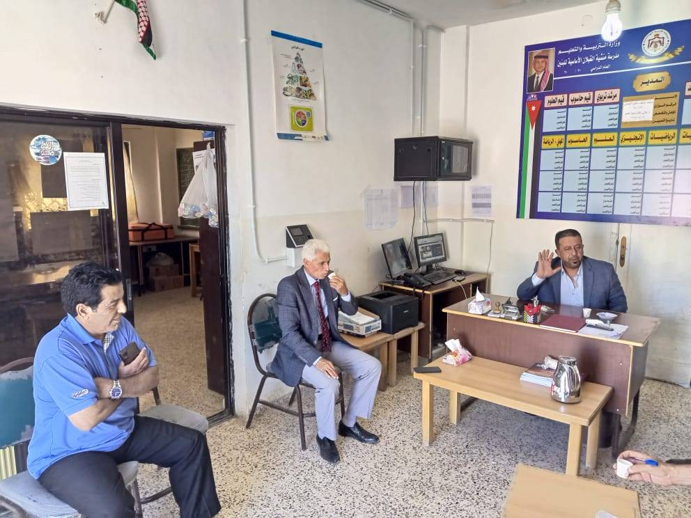 جوله تفقدية للمدارس في مديرية التربية والتعليم للواء البادية الشمالية الشرقية