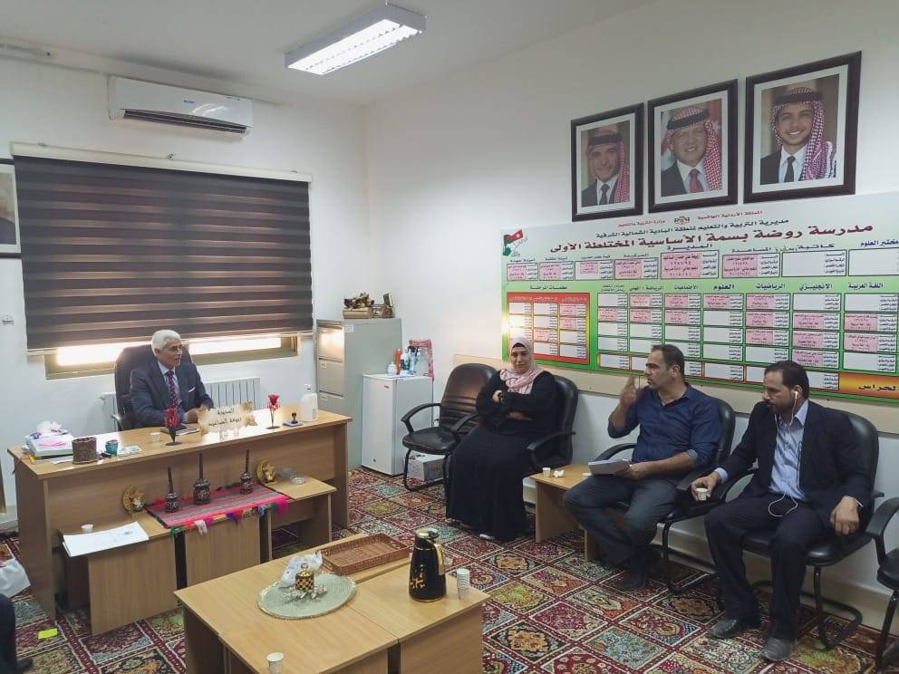 جوله تفقدية للمدارس في مديرية التربية والتعليم للواء البادية الشمالية الشرقية