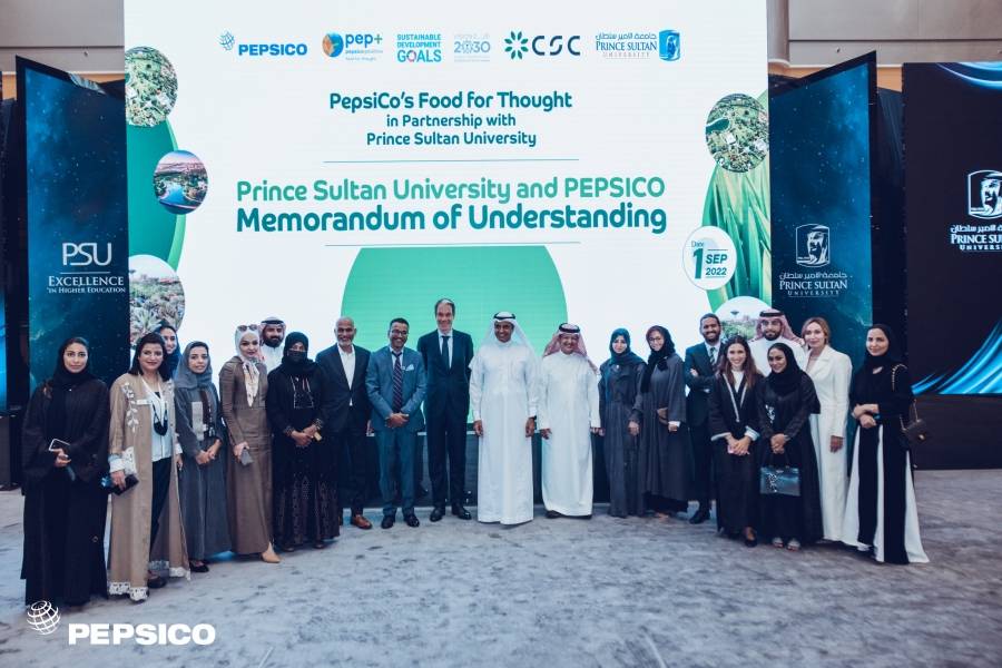 بيبسيكو وجامعة الأمير سلطان يطلقان شراكة لتعزيز الوعي حول الاستدامة لدى الشباب