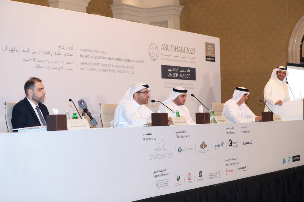 انطلاق فعاليات معرض أبوظبي الدولي للصيد والفروسية 2022 الاثنين القادم