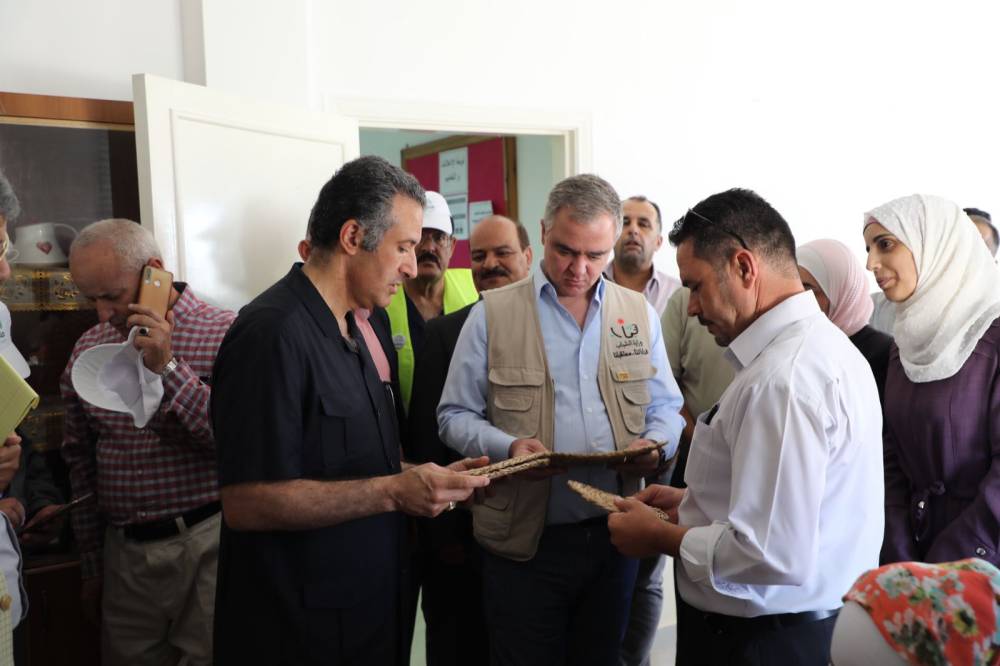 وزيرا السياحة والشباب يزوران معهد تدريب مهني مادبا