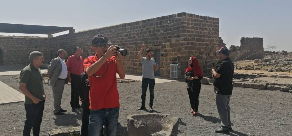 الرحيبة خلال لقاء مع ملتقى الإعلام للتنمية الثقافية : تلقينا دعم عربي وعالمي لترشح ملف ام الجمال السياحي لقائمة التراث العالمي