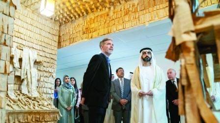 سالم بن عبد الرحمن القاسمي يشهد انطلاق المعارض الدولية المصاحبة لملتقى الشارقة للخط