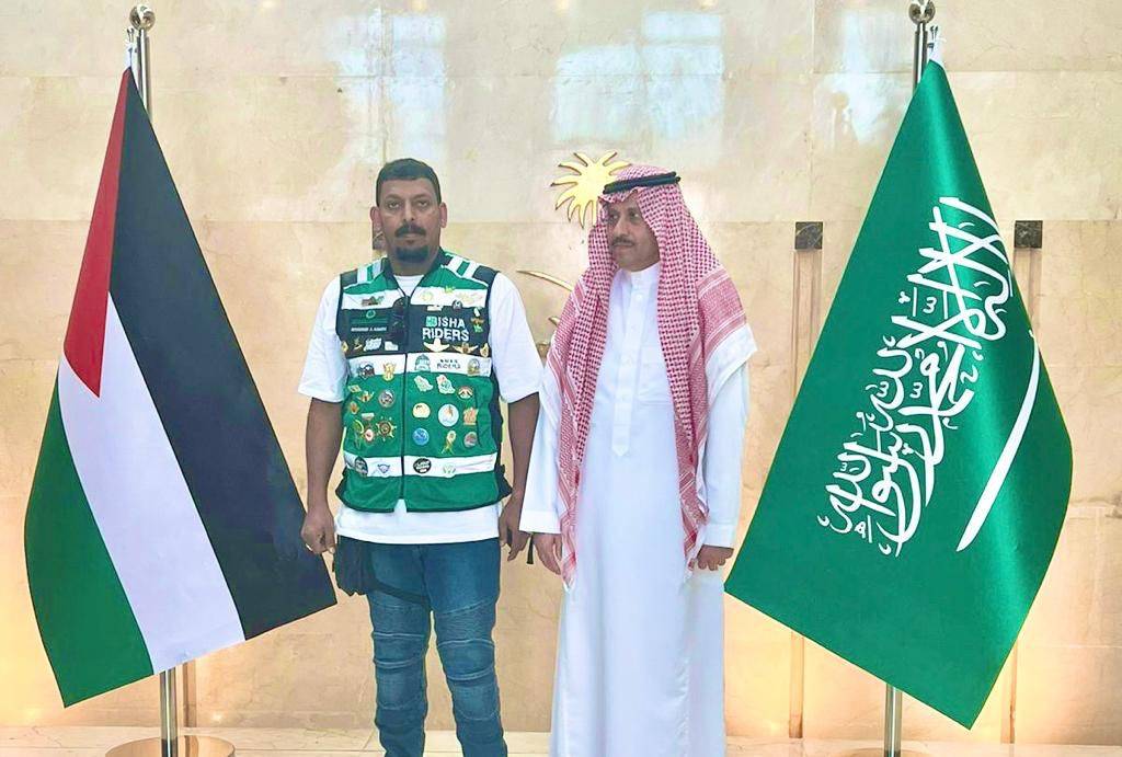 السديري يلتقي فريق عسير رايدرز للدراجات النارية