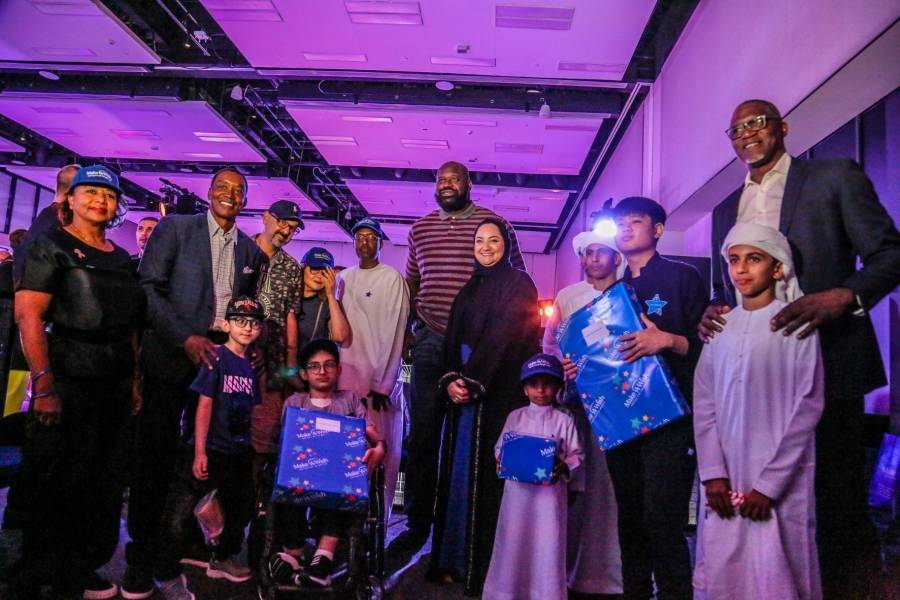 بالتعاون مع دائرة الثقافة والسياحة أبوظبي أطفال أمنية يلتقون مع أبطال دوري كرة السلة الأمريكي للمحترفين (NBA)