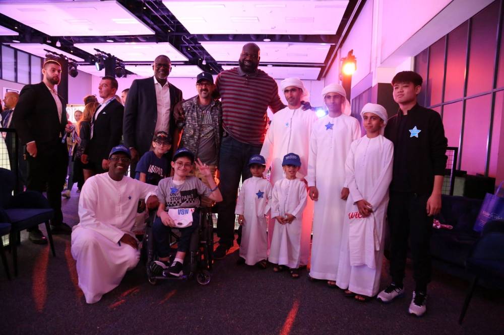 بالتعاون مع دائرة الثقافة والسياحة -أبوظبي أطفال أمنية يلتقون مع أبطال دوري كرة السلة الأمريكي للمحترفين (NBA)