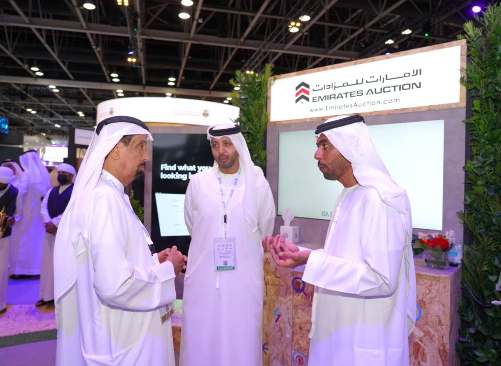 مشاريع الإمارات للمزادات الذكية تشهد إقبالاً لافتاً من زوار جيتكس للتقنية 2022