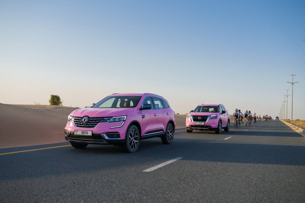 موظفو العربية للسيارات و ذا سايكل هب يشاركون في التوعية بسرطان الثدي