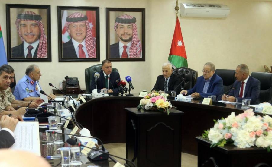 الفراية يرأس اجتماع المجلس الاعلى للدفاع المدني