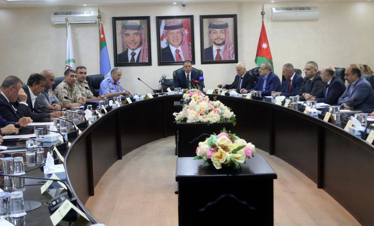 الفراية يرأس اجتماع المجلس الاعلى للدفاع المدني