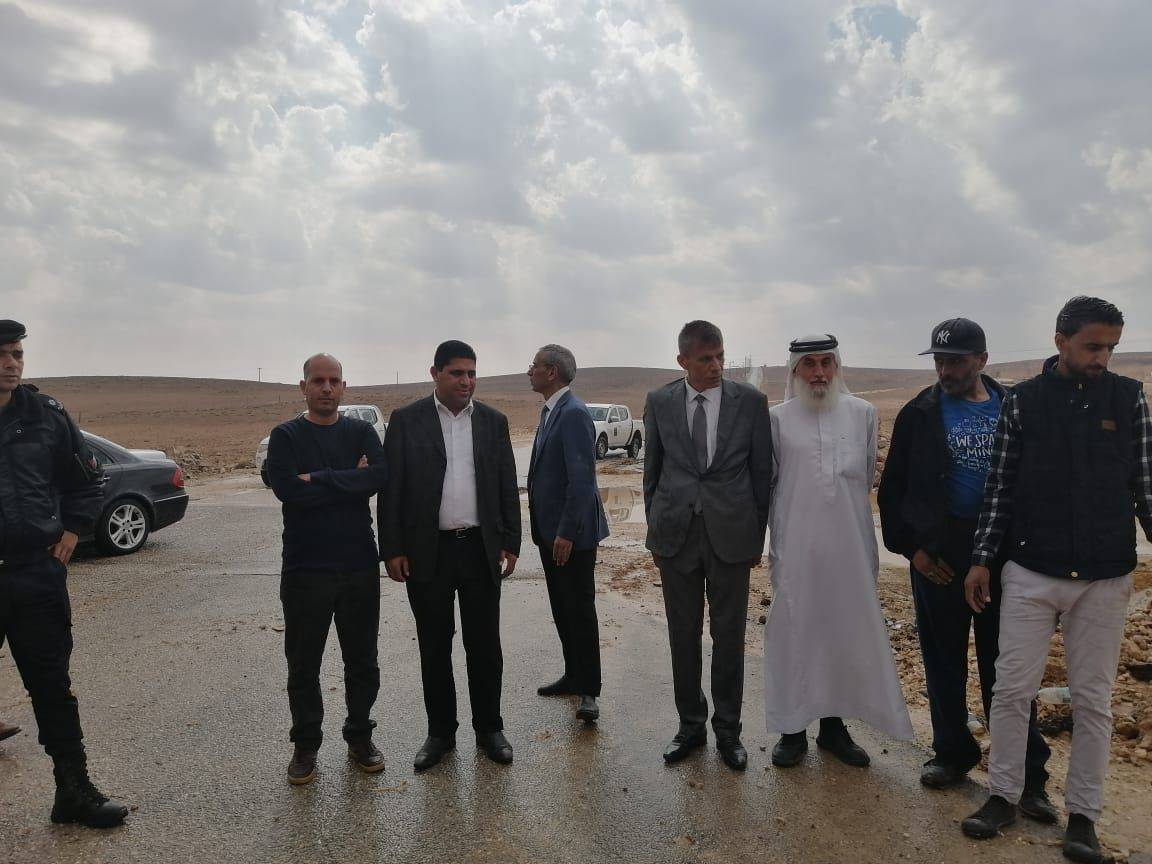 إغلاق عبارة على طريق بغداد الدولي مابين مثلث الحمرا  المفرق 