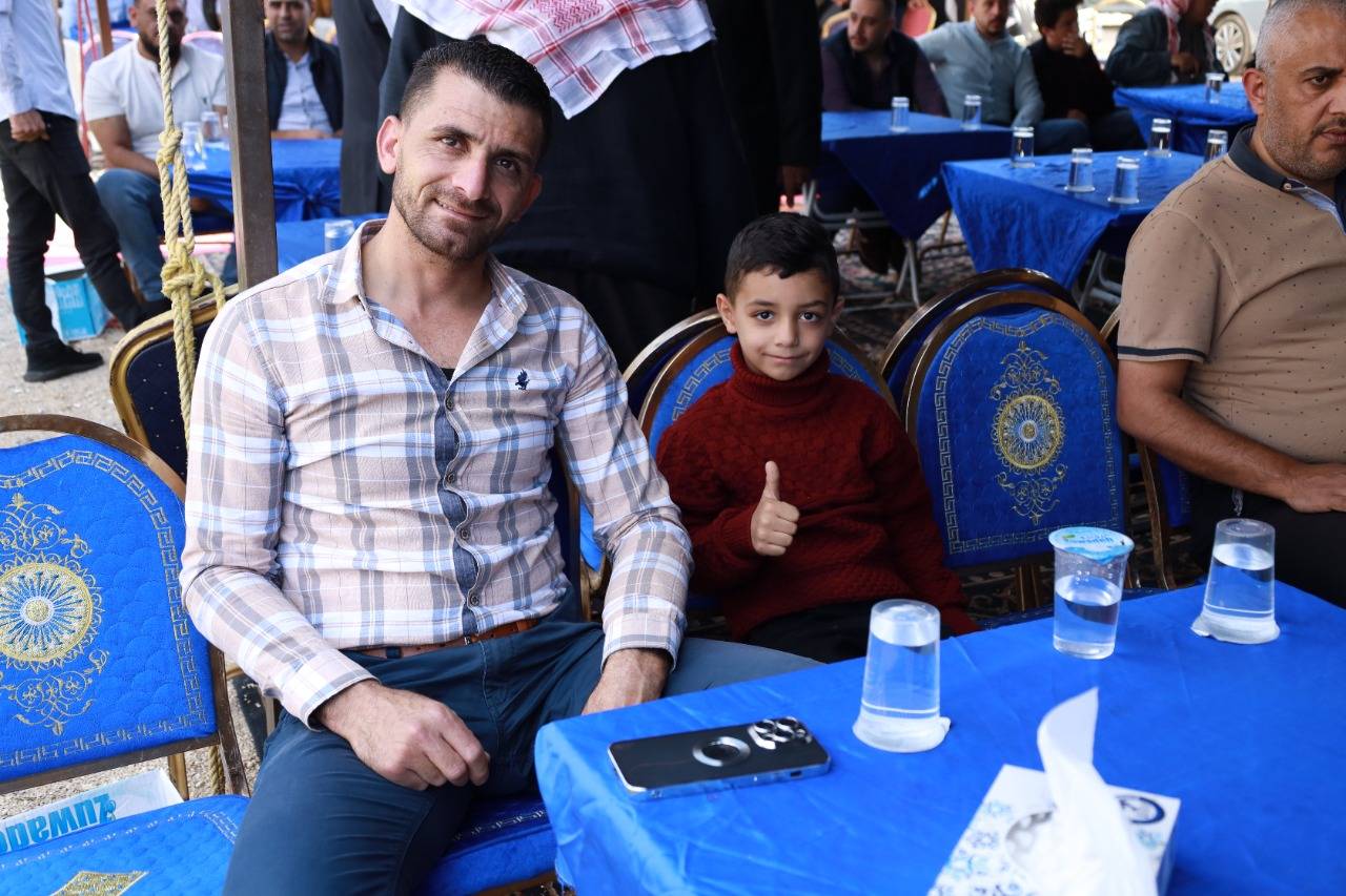 سليمان عبد الرحمن خريسات يقيم مأدبة غداء بمناسبة زفاف ابنه المهندس عماد